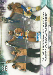 WWE Topps 2021 Trading Cards The Usos and New Day No.21