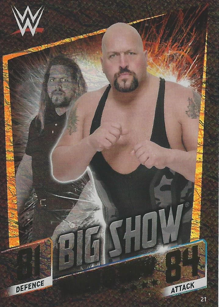 WWE Topps Slam Attax 2015 Then Now Forever Trading Card Big Show No.21