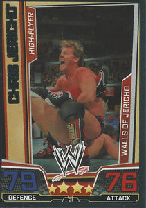 WWE Slam Attax Superstars 2013 Trading Card Finisher Chris Jericho No.21