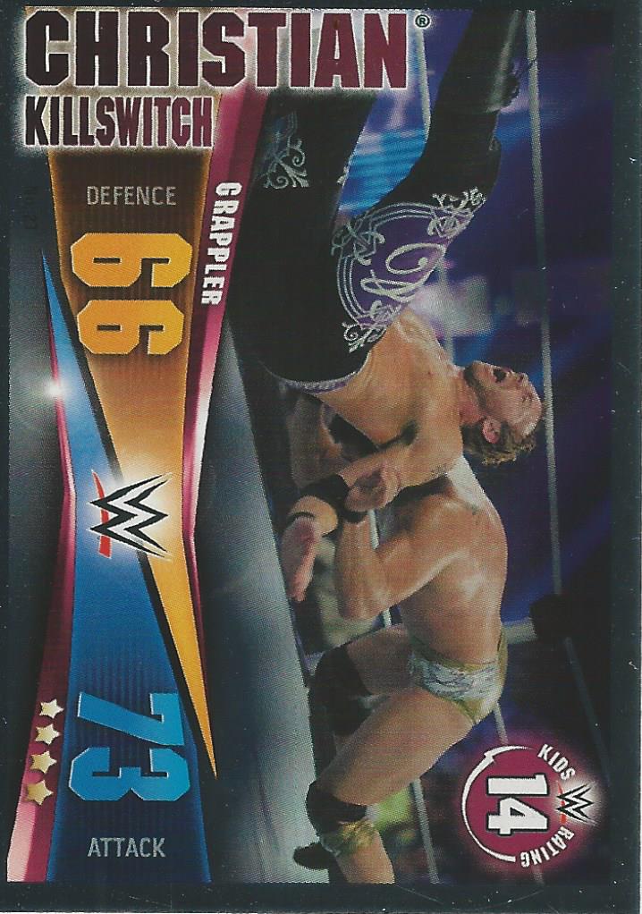 WWE Topps Slam Attax Rivals 2014 Trading Card Christian No.21