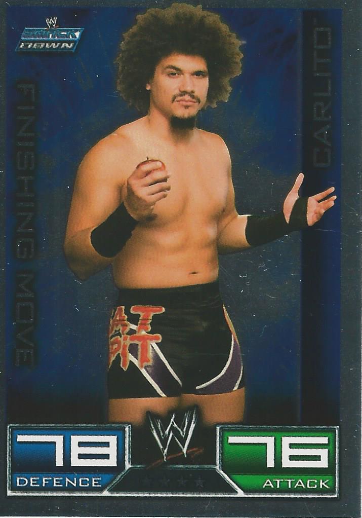 WWE Topps Slam Attax 2008 Trading Cards Carlito No.21