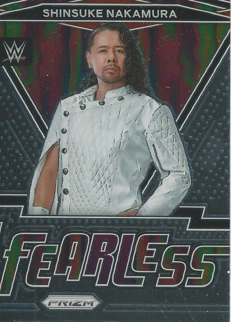 WWE Panini Prizm 2022 Trading Cards Fearless Shinsuke Nakamura No.3