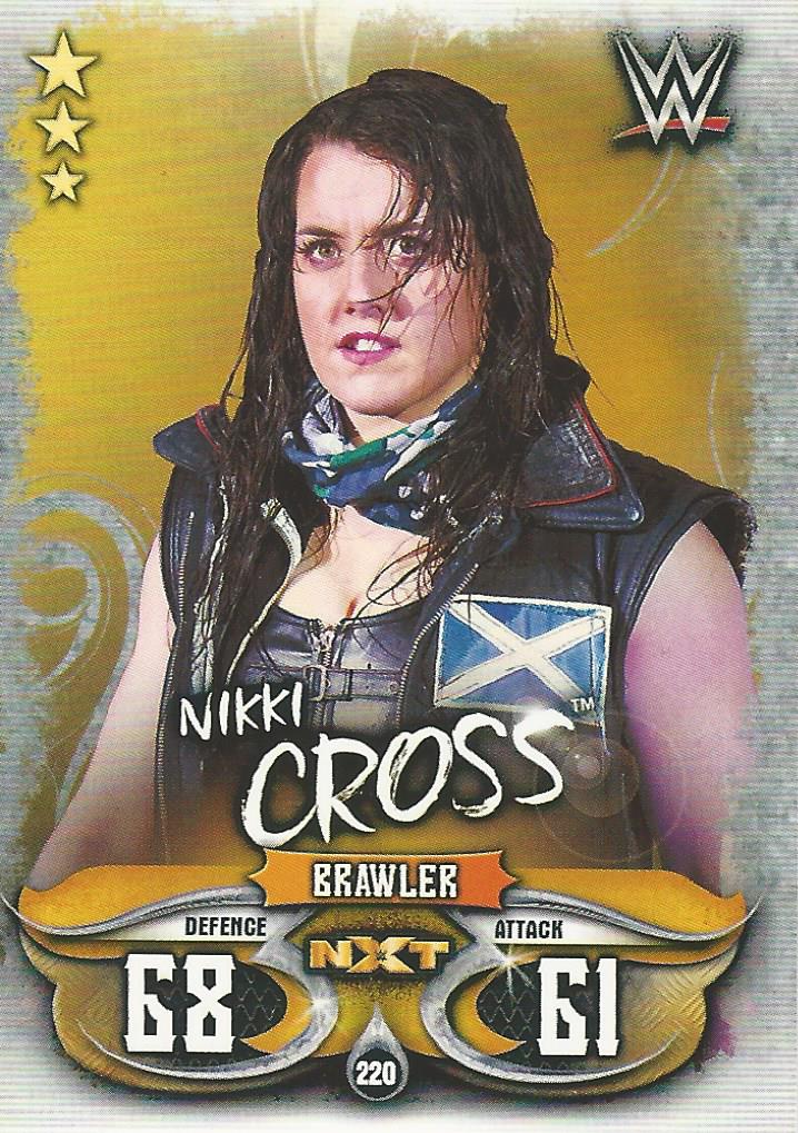 WWE Topps Slam Attax Live 2018 Trading Card Nikki Cross NXT No.220