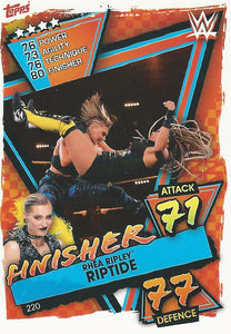 WWE Topps Slam Attax 2021 Trading Card Rhea Ripley No.220