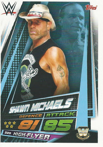 WWE Topps Slam Attax Universe 2019 Trading Card Shawn Michaels No.220