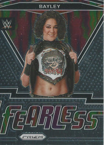WWE Panini Prizm 2022 Trading Cards Fearless Bayley No.9