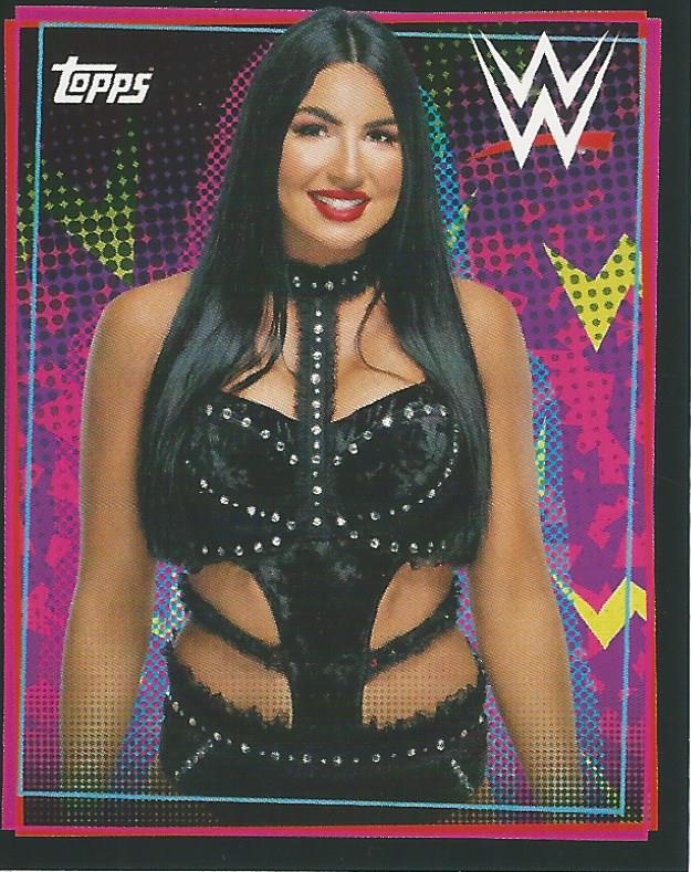 WWE Topps Road to Wrestlemania Stickers 2021 Billie Kay No.221