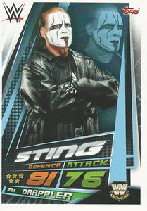 WWE Topps Slam Attax Universe 2019 Trading Card Sting No.221