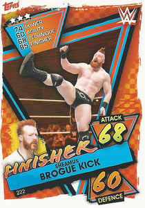 WWE Topps Slam Attax 2021 Trading Card Sheamus No.222