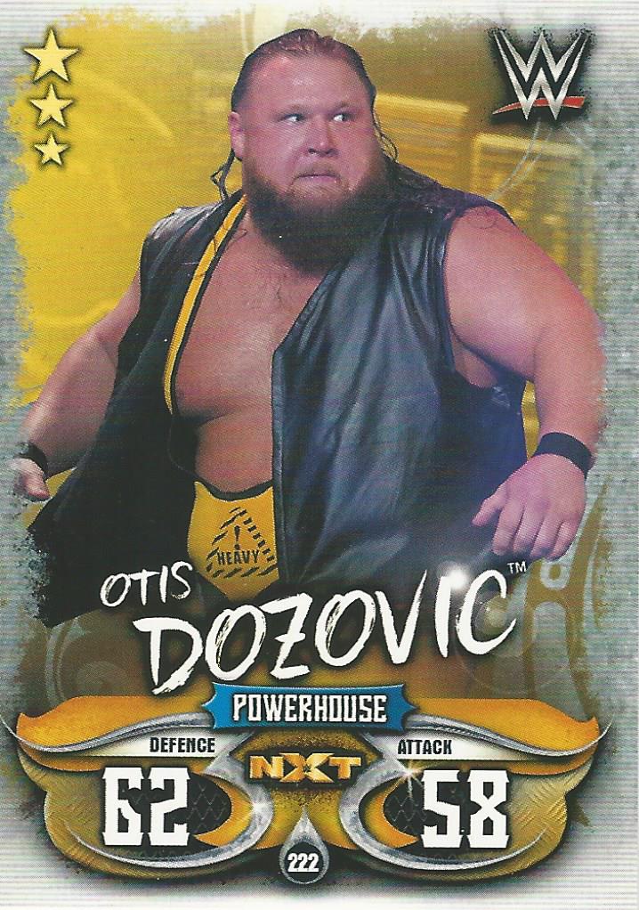 WWE Topps Slam Attax Live 2018 Trading Card Otis Dozovic NXT No.222