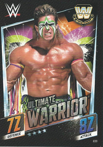 WWE Topps Slam Attax 2015 Then Now Forever Trading Card Ultimate Warrior No.223