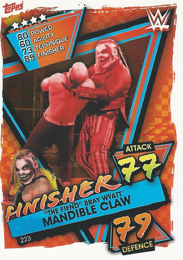 WWE Topps Slam Attax 2021 Trading Card Bray Wyatt No.223