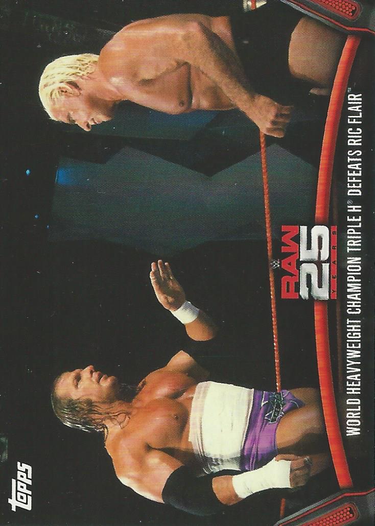 WWE Topps Then Now Forever 2018 Trading Cards Triple H vs Ric Flair Raw-23