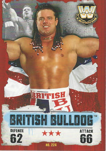WWE Topps Slam Attax Takeover 2016 Trading Card British Bulldog No.224
