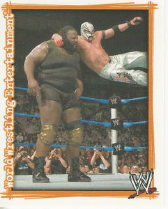 WWE Topps Superstars Uncovered 2007 Sticker Collection Rey Mysterio P4