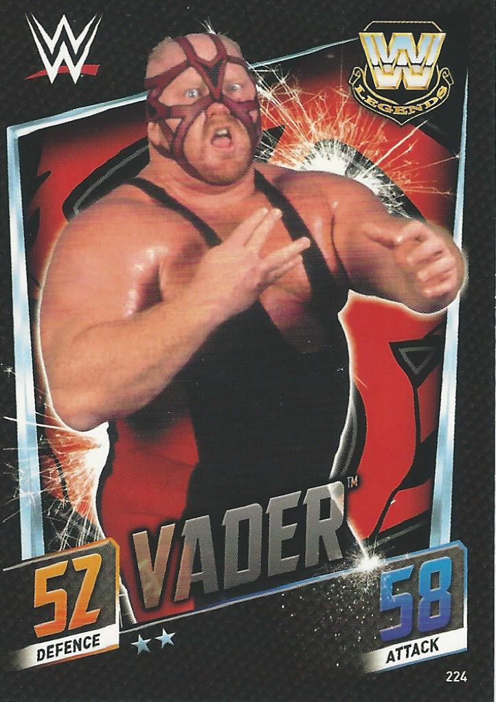 WWE Topps Slam Attax 2015 Then Now Forever Trading Card Vader No.224