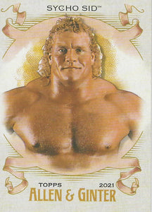 WWE Topps Heritage 2021 Trading Card Sycho Sid AG-23