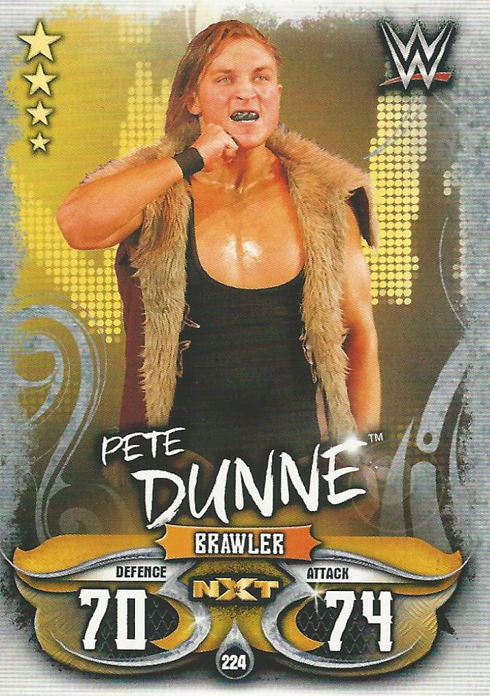 WWE Topps Slam Attax Live 2018 Trading Card Pete Dunne NXT No.224