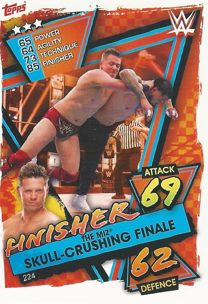 WWE Topps Slam Attax 2021 Trading Card The Miz No.224