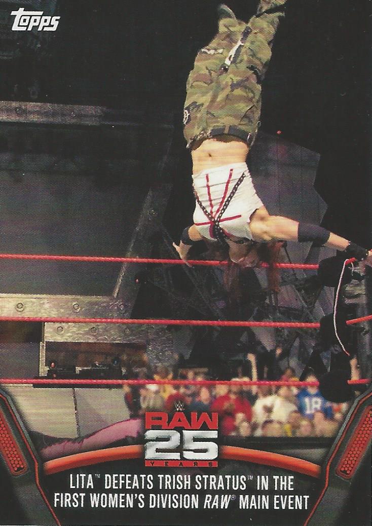 WWE Topps Then Now Forever 2018 Trading Cards Lita Raw-24