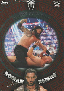 Topps WWE Superstars 2021 Trading Cards Roman Reigns No.225