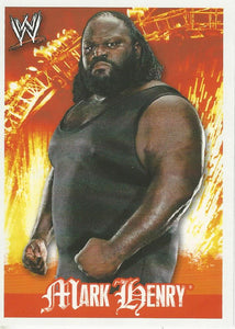 WWE Topps Rivals 2009 Stickers Mark Henry No.225