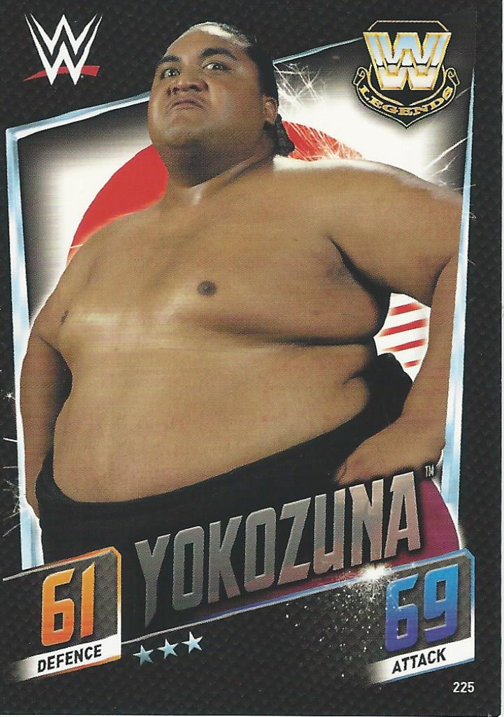 WWE Topps Slam Attax 2015 Then Now Forever Trading Card Yokozuna No.225