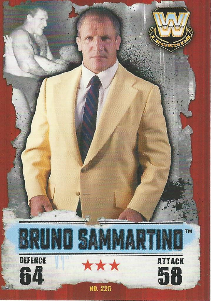 WWE Topps Slam Attax Takeover 2016 Trading Card Bruno Sammartino No.225