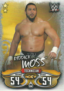 WWE Topps Slam Attax Live 2018 Trading Card Riddick Moss NXT No.226