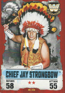 WWE Topps Slam Attax Takeover 2016 Trading Card Chief Jay Strongbow No.226