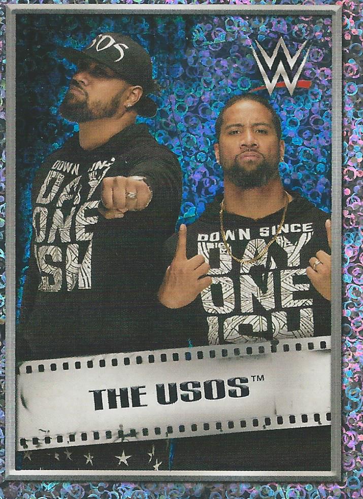 WWE Topps 2018 Stickers The Usos Foil No.226