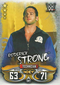 WWE Topps Slam Attax Live 2018 Trading Card Roderick Strong NXT No.227