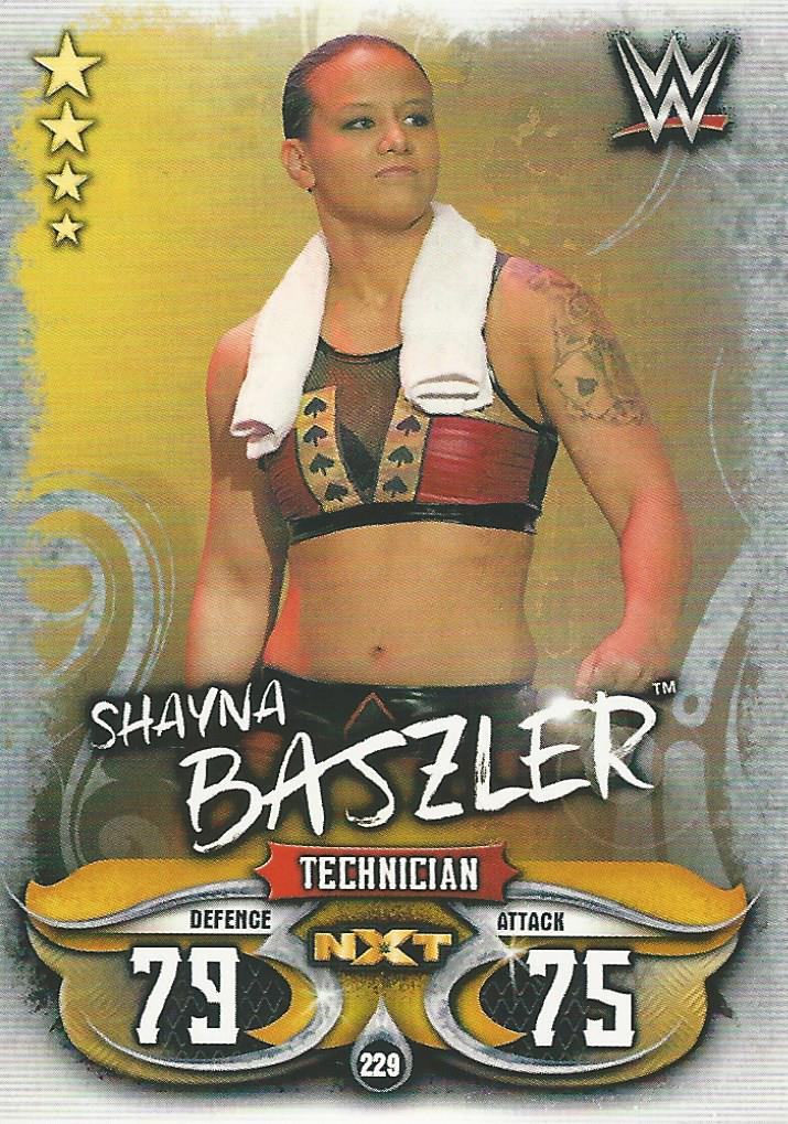 WWE Topps Slam Attax Live 2018 Trading Card Shayna Baszler NXT No.229