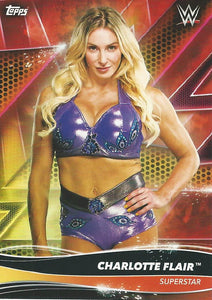 Topps WWE Superstars 2021 Trading Cards Charlotte Flair No.22