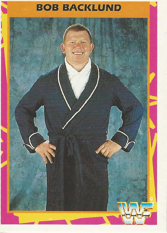 WWF Merlin Trading Card 1995 Bob Backlund No.22