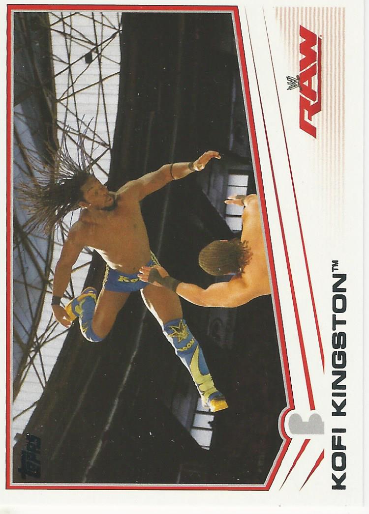 WWE Topps 2013 Trading Cards Kofi Kingston No.22