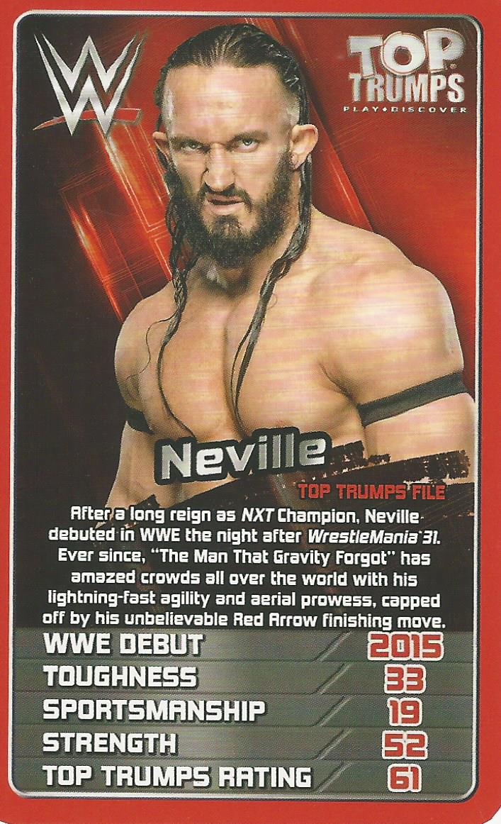 WWE Top Trumps 2017 Neville