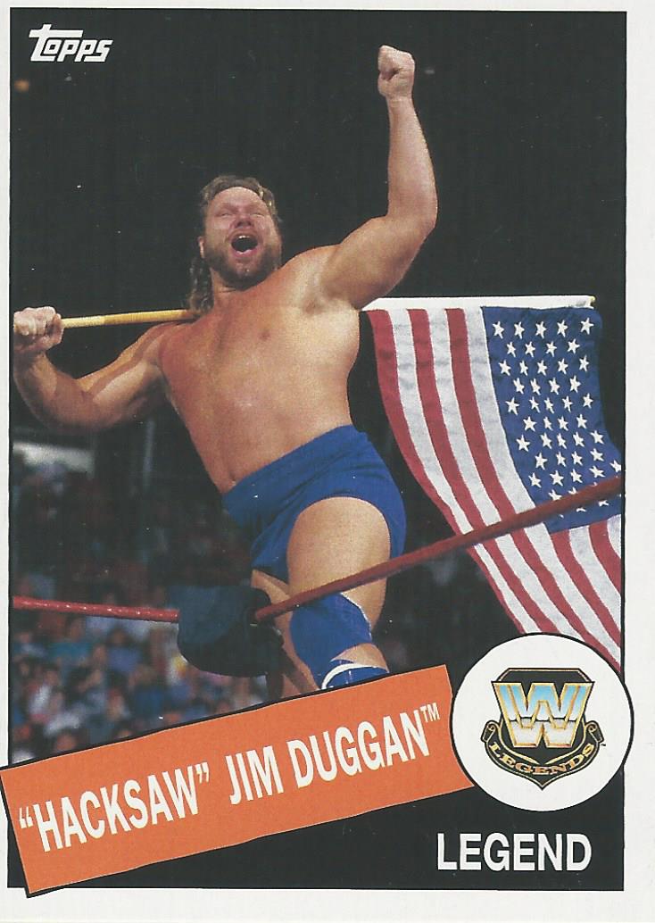 WWE Topps Heritage 2015 Trading Card Hacksaw Jim Duggan No.22