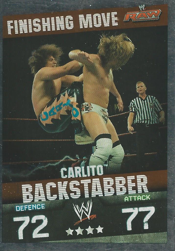 WWE Topps Slam Attax Evolution 2010 Trading Cards Carlito No.22