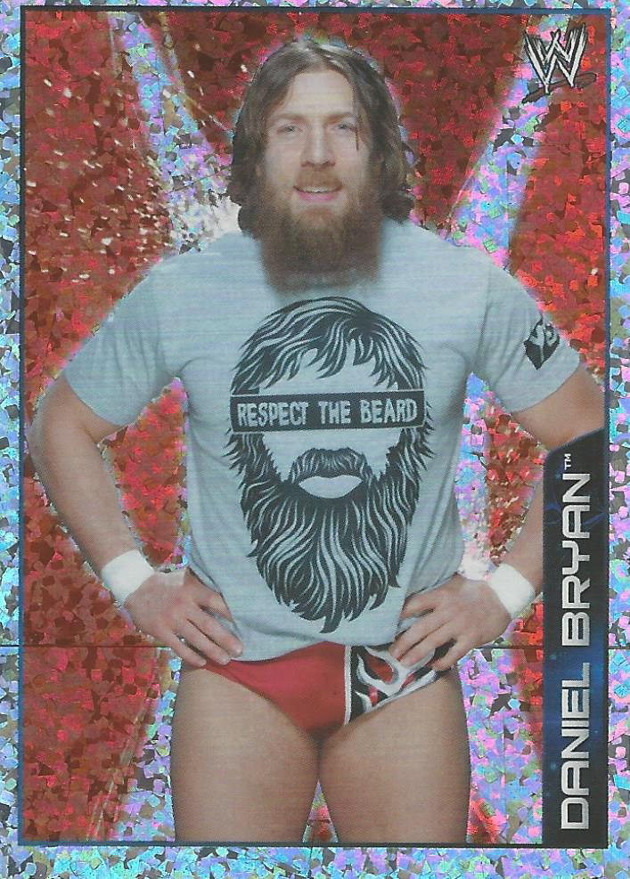 WWE Topps A-Z Sticker Collection 2014 Daniel Bryan Foil No.22