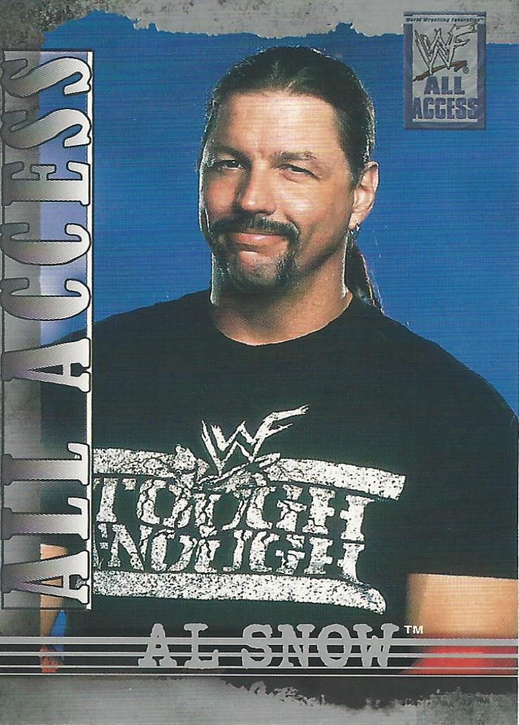 WWF Fleer All Access Trading Cards 2002 Al Snow No.22