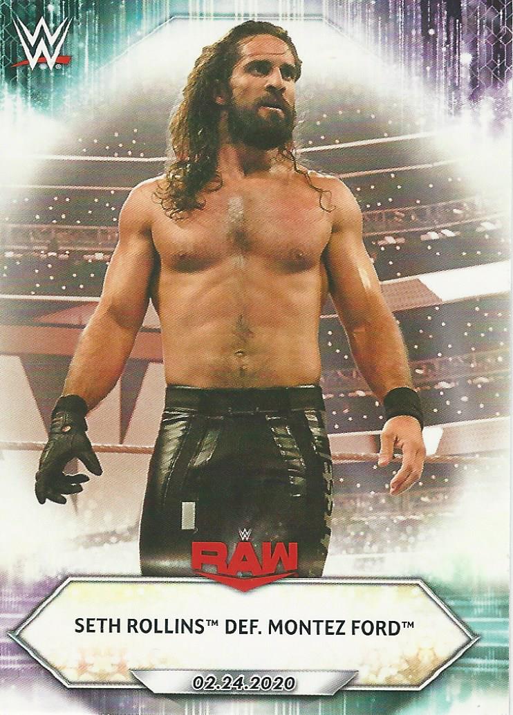 WWE Topps 2021 Trading Cards Seth Rollins No.22