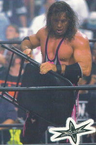 WCW Crazy Planet Stickers 1999 Bret Hart