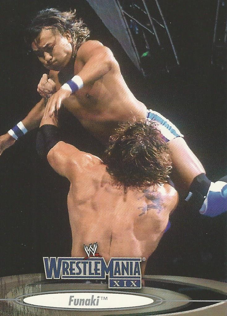 WWE Fleer Wrestlemania XIX Trading Cards 2003 Funaki No.22