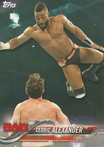 WWE Topps 2018 Trading Cards Cedric Alexander No.22