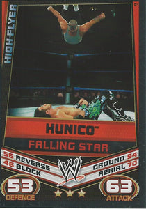 WWE Topps Slam Attax Rebellion 2012 Trading Card Hunico No.22