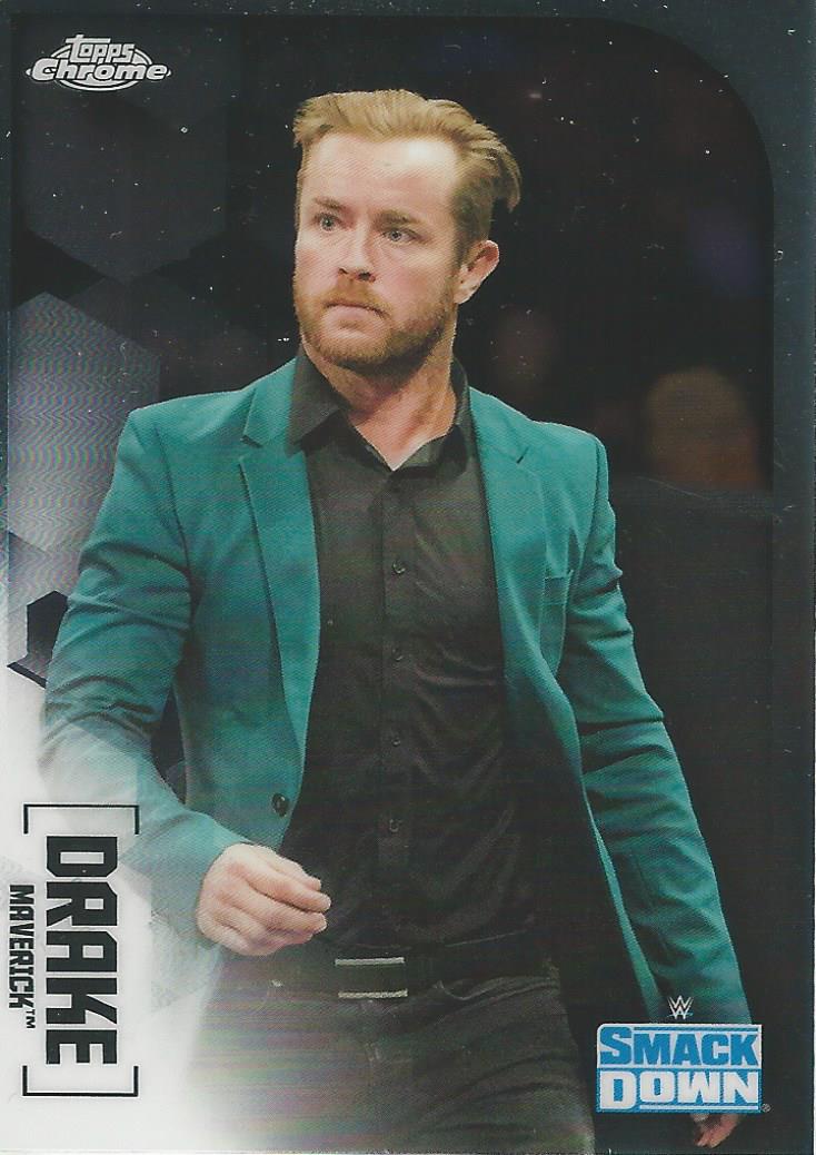 WWE Topps Chrome 2020 Trading Cards Drake Maverick No.22