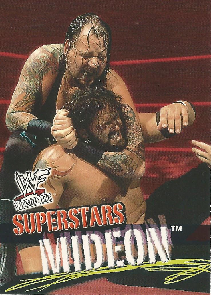 WWF Fleer Wrestlemania 2001 Trading Cards Mideon No.22