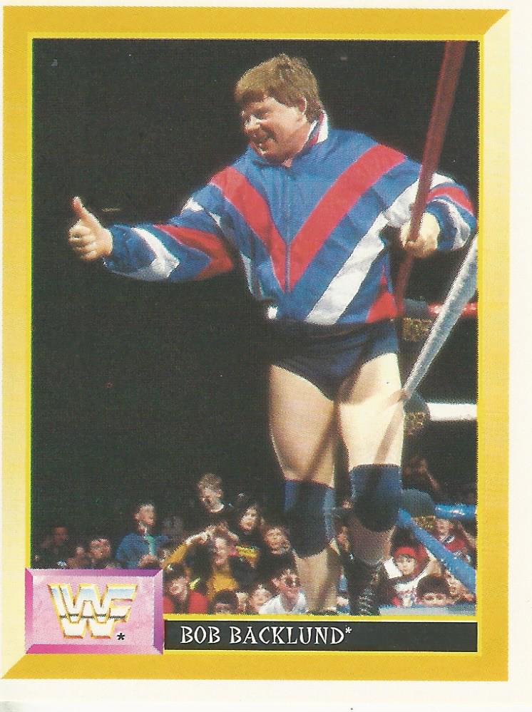 WWF Merlin Sticker Collection 1994 Bob Backlund No.22