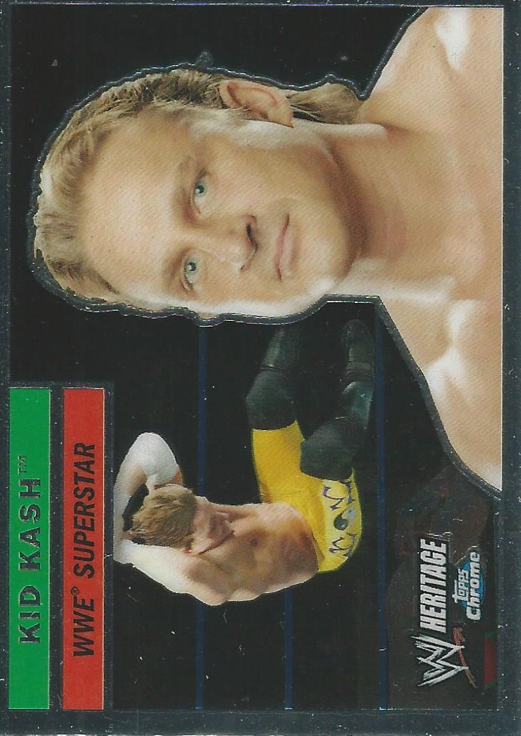 WWE Topps Chrome Heritage Trading Card Kid Kash No.22